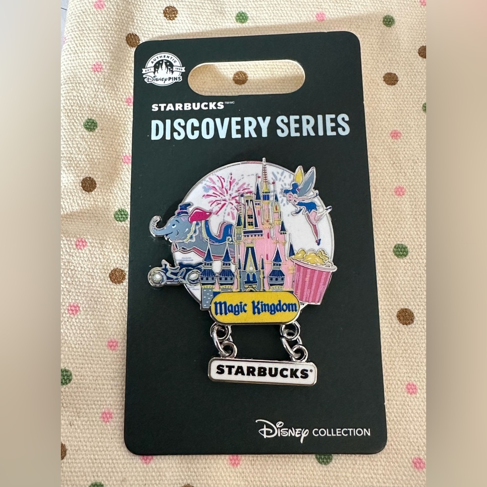 Starbucks Magic Kingdom Exclusive Discovery Series Pin NWT